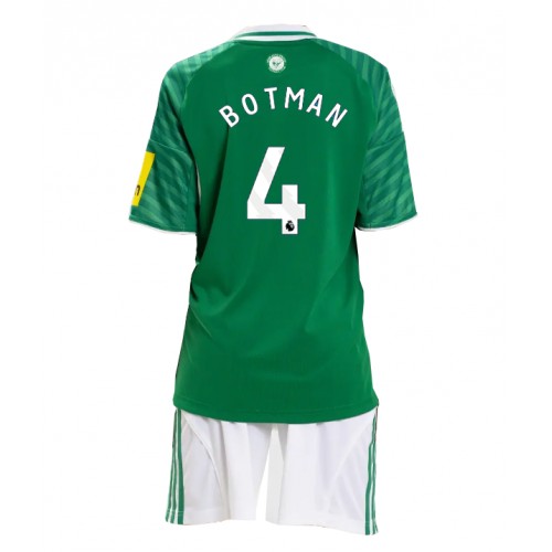 Newcastle United Sven Botman #4 Dětské Venkovní Dres 2025-26 Krátký Rukáv (+ trenýrky)