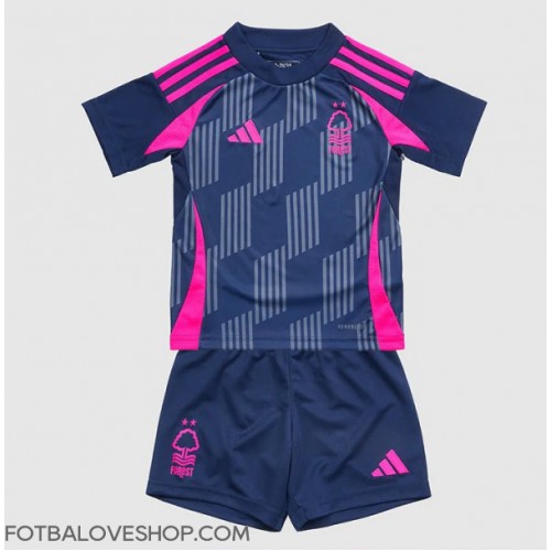 Nottingham Forest Elliot Anderson #8 Dětské Venkovní Dres 2024-25 Krátký Rukáv (+ trenýrky)
