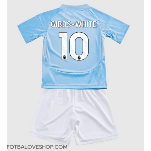 Nottingham Forest Morgan Gibbs-White #10 Dětské Alternativní Dres 2024-25 Krátký Rukáv (+ trenýrky)