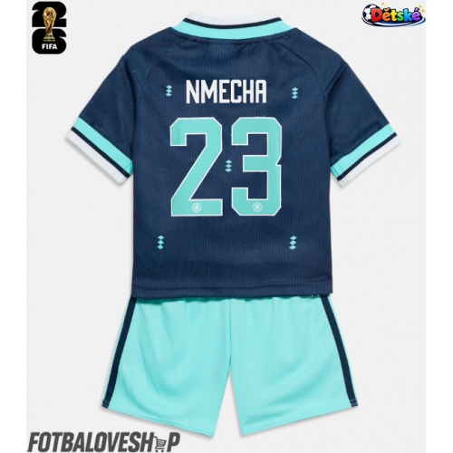 Německo Felix Nmecha #23 Dětské Venkovní Dres MS 2026 Krátký Rukáv (+ trenýrky)
