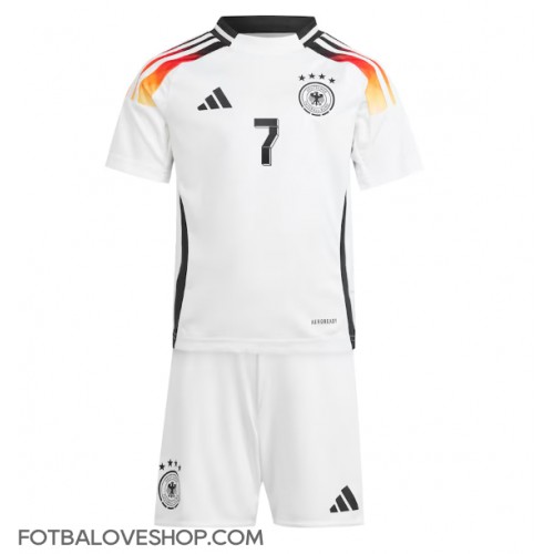 Německo Kai Havertz #7 Dětské Domácí Dres ME 2024 Krátký Rukáv (+ trenýrky)