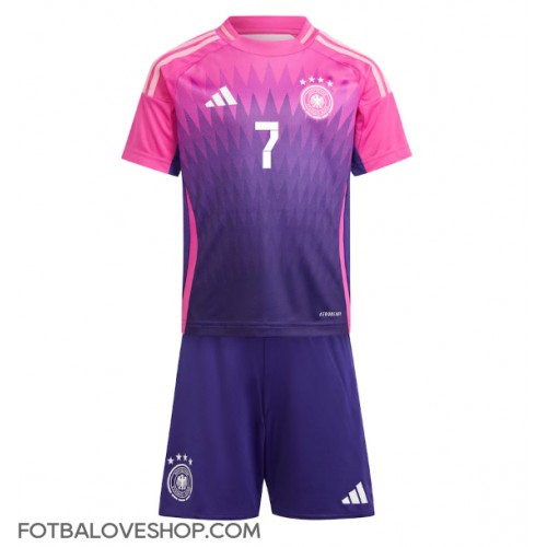 Německo Kai Havertz #7 Dětské Venkovní Dres ME 2024 Krátký Rukáv (+ trenýrky)