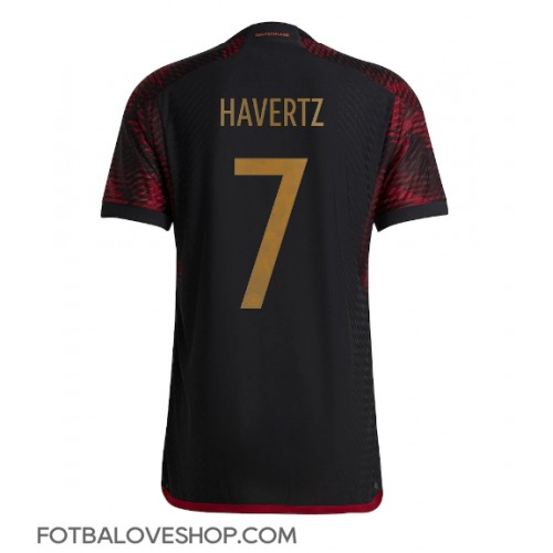 Německo Kai Havertz #7 Venkovní Dres MS 2022 Krátký Rukáv