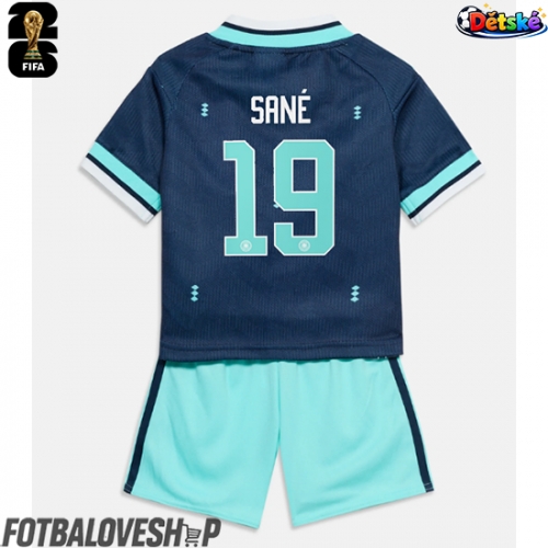 Německo Leroy Sane #19 Dětské Venkovní Dres MS 2026 Krátký Rukáv (+ trenýrky)