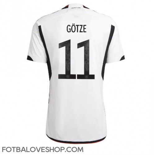Německo Mario Gotze #11 Domácí Dres MS 2022 Krátký Rukáv