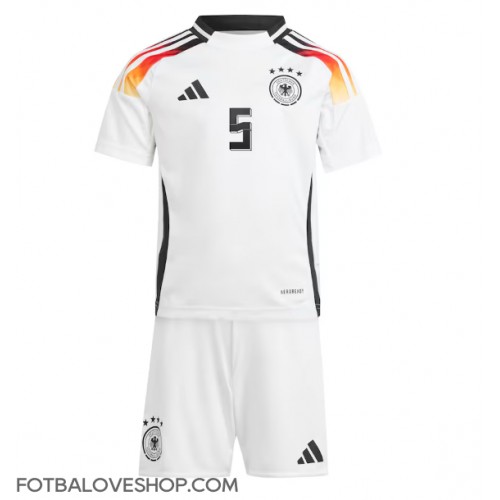 Německo Pascal Gross #5 Dětské Domácí Dres ME 2024 Krátký Rukáv (+ trenýrky)