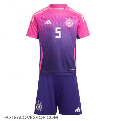 Německo Pascal Gross #5 Dětské Venkovní Dres ME 2024 Krátký Rukáv (+ trenýrky)