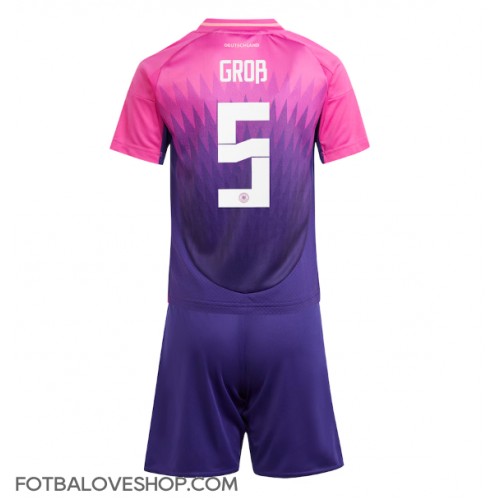 Německo Pascal Gross #5 Dětské Venkovní Dres ME 2024 Krátký Rukáv (+ trenýrky)