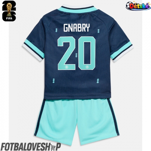 Německo Serge Gnabry #20 Dětské Venkovní Dres MS 2026 Krátký Rukáv (+ trenýrky)