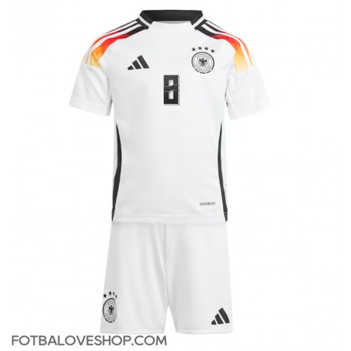 Německo Toni Kroos #8 Dětské Domácí Dres ME 2024 Krátký Rukáv (+ trenýrky)