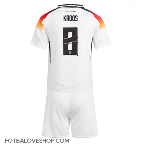 Německo Toni Kroos #8 Dětské Domácí Dres ME 2024 Krátký Rukáv (+ trenýrky)