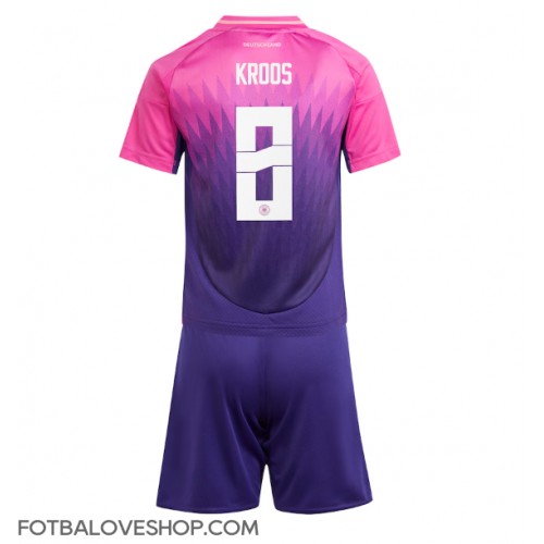 Německo Toni Kroos #8 Dětské Venkovní Dres ME 2024 Krátký Rukáv (+ trenýrky)