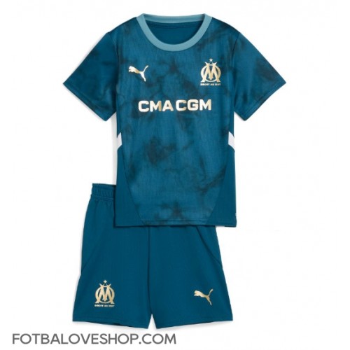 Olympique de Marseille Mason Greenwood #10 Dětské Venkovní Dres 2024-25 Krátký Rukáv (+ trenýrky)