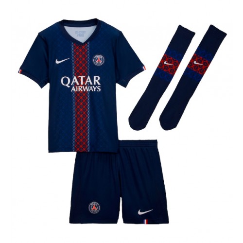 Paris Saint-Germain Achraf Hakimi #2 Dětské Domácí Dres 2025-26 Krátký Rukáv (+ trenýrky)
