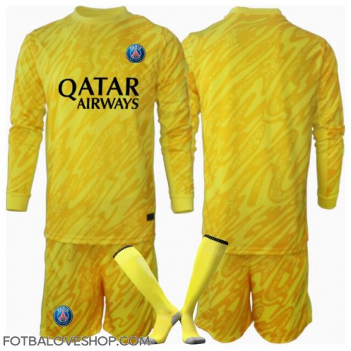 Paris Saint-Germain Brankářské Dětské Alternativní Dres 2024-25 Dlouhý Rukáv (+ trenýrky)