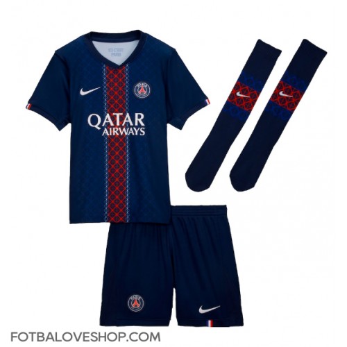 Paris Saint-Germain Desire Doue #14 Dětské Domácí Dres 2025-26 Krátký Rukáv (+ trenýrky)