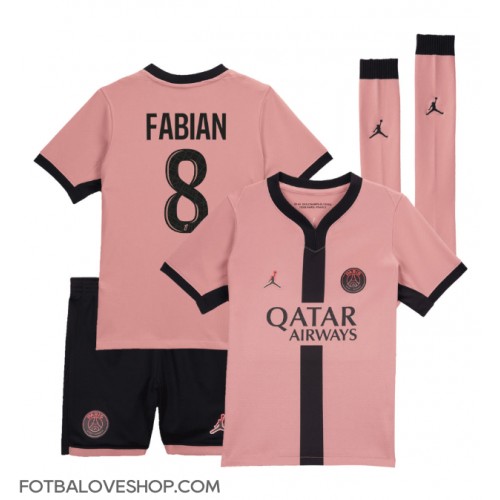 Paris Saint-Germain Fabian Ruiz #8 Dětské Alternativní Dres 2024-25 Krátký Rukáv (+ trenýrky)
