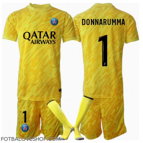 Paris Saint-Germain Gianluigi Donnarumma #1 Brankářské Dětské Alternativní Dres 2024-25 Krátký Rukáv (+ trenýrky)