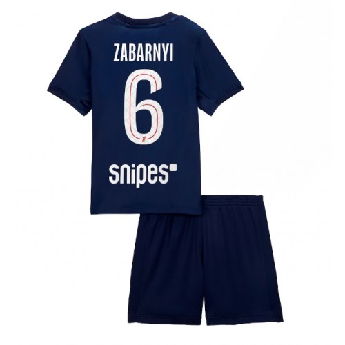Paris Saint-Germain Illia Zabarnyi #6 Dětské Domácí Dres 2025-26 Krátký Rukáv (+ trenýrky)