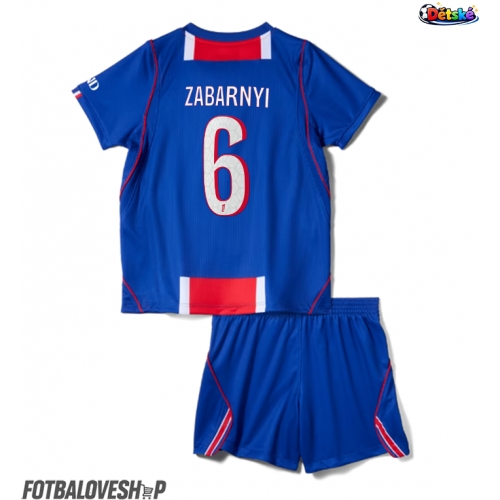 Paris Saint-Germain Ilya Zabarnyi #6 Dětské Domácí Dres 2026-27 Krátký Rukáv (+ trenýrky)
