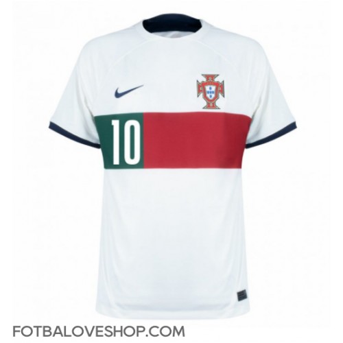 Portugalsko Bernardo Silva #10 Venkovní Dres MS 2022 Krátký Rukáv