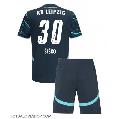 RB Leipzig Benjamin Sesko #30 Dětské Alternativní Dres 2024-25 Krátký Rukáv (+ trenýrky)
