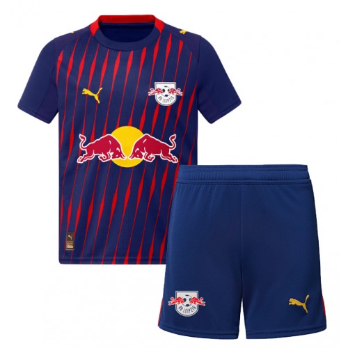 RB Leipzig Timo Werner #36 Dětské Venkovní Dres 2025-26 Krátký Rukáv (+ trenýrky)
