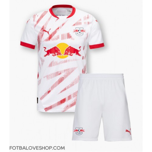 RB Leipzig Xavi Simons #10 Dětské Domácí Dres 2024-25 Krátký Rukáv (+ trenýrky)