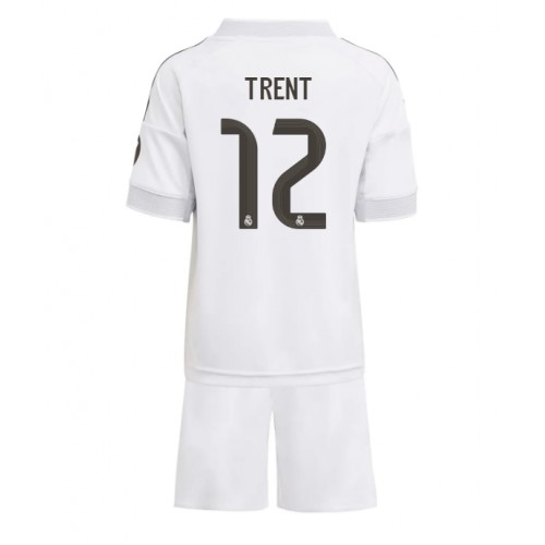 Real Madrid Alexander-Arnold #12 Dětské Domácí Dres 2025-26 Krátký Rukáv (+ trenýrky)