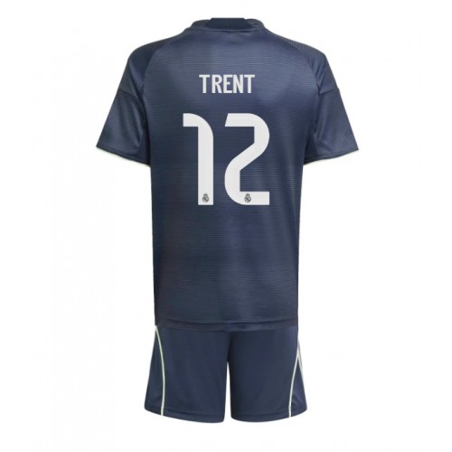 Real Madrid Alexander-Arnold #12 Dětské Venkovní Dres 2025-26 Krátký Rukáv (+ trenýrky)