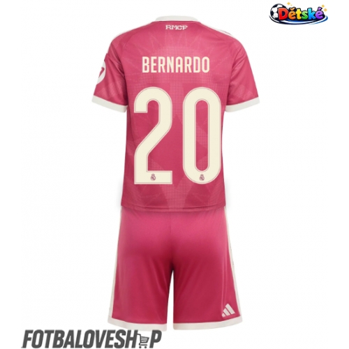 Real Madrid Bernardo Silva #20 Dětské Alternativní Dres 2026-27 Krátký Rukáv (+ trenýrky)