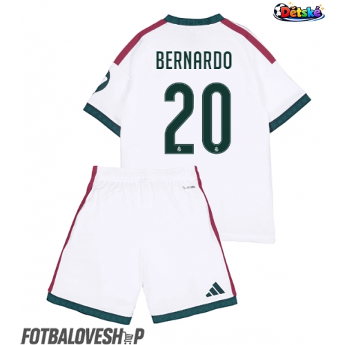 Real Madrid Bernardo Silva #20 Dětské Domácí Dres 2026-27 Krátký Rukáv (+ trenýrky)