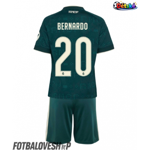 Real Madrid Bernardo Silva #20 Dětské Venkovní Dres 2026-27 Krátký Rukáv (+ trenýrky)