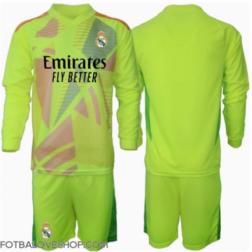 Real Madrid Brankářské Dětské Alternativní Dres 2024-25 Dlouhý Rukáv (+ trenýrky)