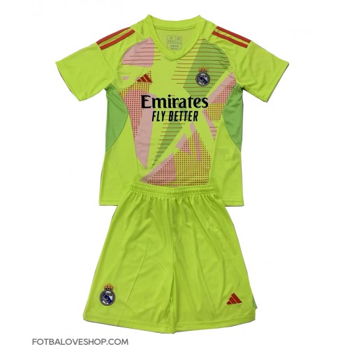 Real Madrid Brankářské Dětské Alternativní Dres 2024-25 Krátký Rukáv (+ trenýrky)