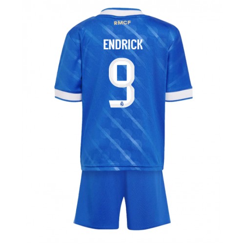 Real Madrid Endrick #9 Dětské Alternativní Dres 2025-26 Krátký Rukáv (+ trenýrky)