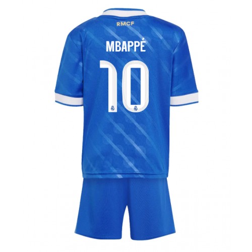 Real Madrid Kylian Mbappe #10 Dětské Alternativní Dres 2025-26 Krátký Rukáv (+ trenýrky)