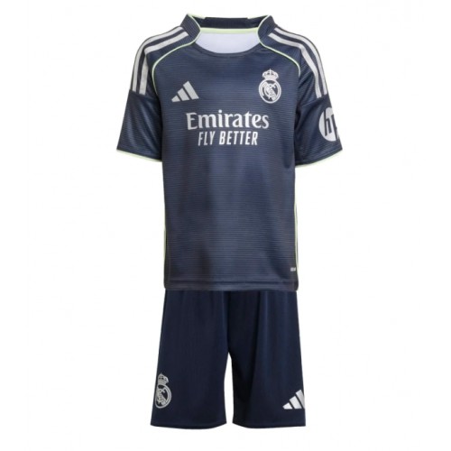 Real Madrid Vinicius Junior #7 Dětské Venkovní Dres 2025-26 Krátký Rukáv (+ trenýrky)