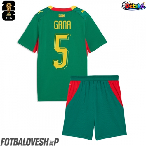 Senegal Idrissa Gueye #5 Dětské Venkovní Dres MS 2026 Krátký Rukáv (+ trenýrky)