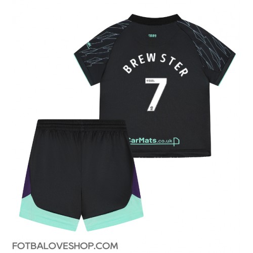Sheffield United Rhian Brewster #7 Dětské Venkovní Dres 2024-25 Krátký Rukáv (+ trenýrky)