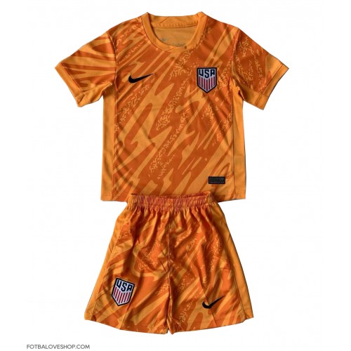 Spojené Státy Brankářské Dětské Venkovní Dres Copa America 2024 Krátký Rukáv (+ trenýrky)