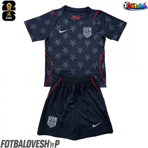 Spojené státy Antonee Robinson #5 Dětské Venkovní Dres MS 2026 Krátký Rukáv (+ trenýrky)