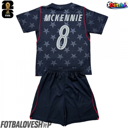 Spojené státy Weston McKennie #8 Dětské Venkovní Dres MS 2026 Krátký Rukáv (+ trenýrky)