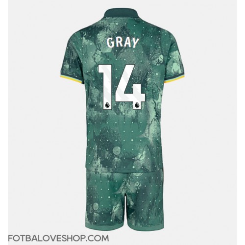 Tottenham Hotspur Archie Gray #14 Dětské Alternativní Dres 2024-25 Krátký Rukáv (+ trenýrky)