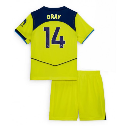 Tottenham Hotspur Archie Gray #14 Dětské Alternativní Dres 2025-26 Krátký Rukáv (+ trenýrky)