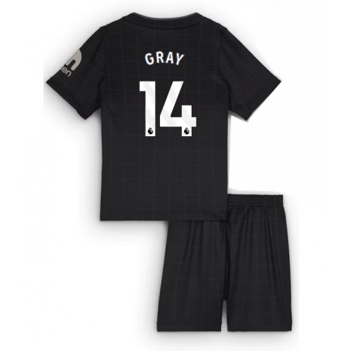 Tottenham Hotspur Archie Gray #14 Dětské Venkovní Dres 2025-26 Krátký Rukáv (+ trenýrky)