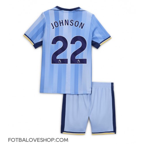 Tottenham Hotspur Brennan Johnson #22 Dětské Venkovní Dres 2024-25 Krátký Rukáv (+ trenýrky)