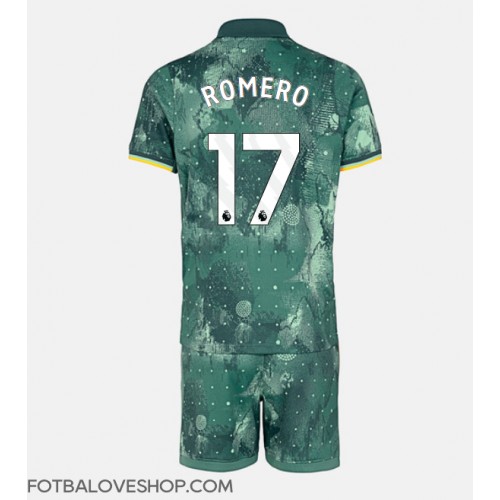 Tottenham Hotspur Cristian Romero #17 Dětské Alternativní Dres 2024-25 Krátký Rukáv (+ trenýrky)