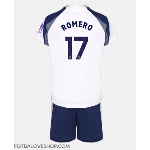 Tottenham Hotspur Cristian Romero #17 Dětské Domácí Dres 2025-26 Krátký Rukáv (+ trenýrky)