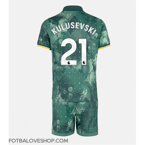 Tottenham Hotspur Dejan Kulusevski #21 Dětské Alternativní Dres 2024-25 Krátký Rukáv (+ trenýrky)